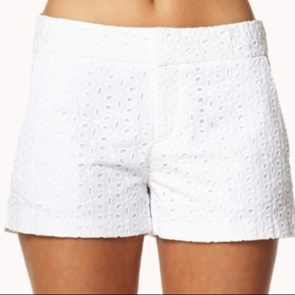 Forever 21 Pants - 3/$8 White Eyelet Shorts